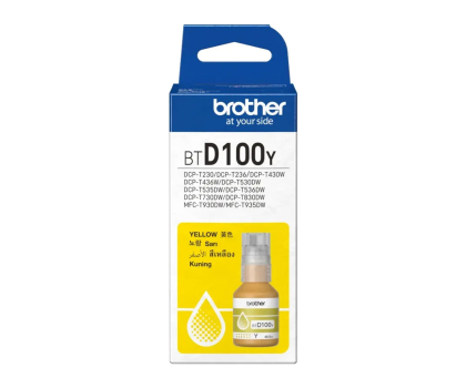 Tusz BROTHER BTD100Y yellow 5000 str.